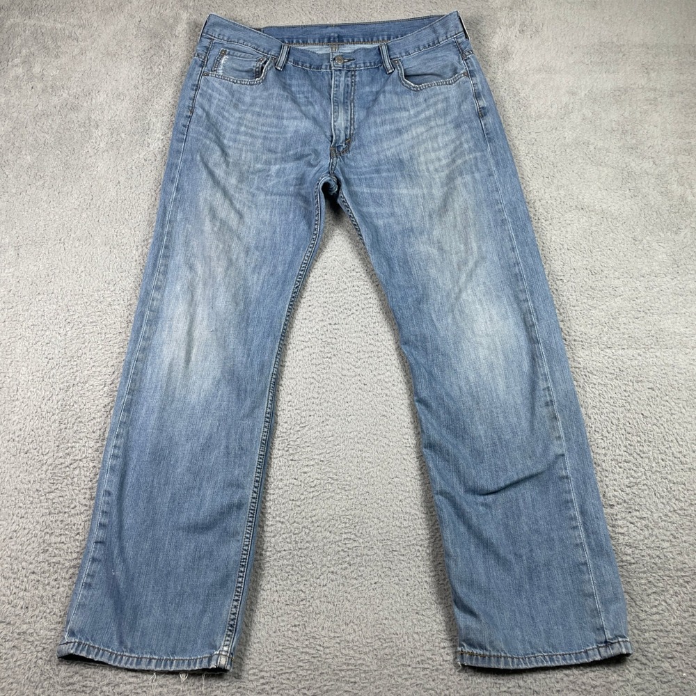 Levis 569 Jeans Mens 36x34 (Fits 36x31) Blue Loose Straight Leg Denim Pants